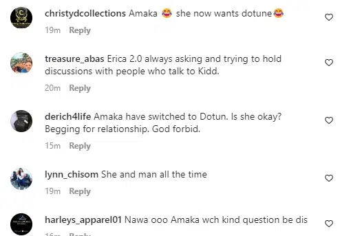 BBNaija: Amaka Accused of ‘Begging for relationship’ as she makes move on Dotun [video]