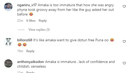 BBNaija: Amaka Accused of ‘Begging for relationship’ as she makes move on Dotun [video]