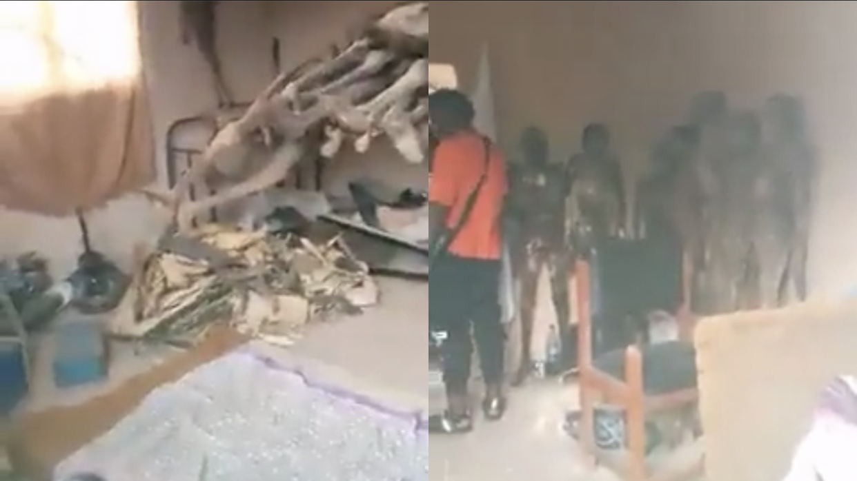 Shock as Edo Police Recover 20 Dried Corpses from Ritualist Den [video]