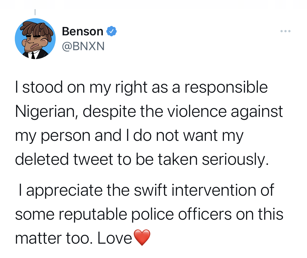 Singer Bnxn backtracks, denies spitting on officer after Police threaten to deal with him