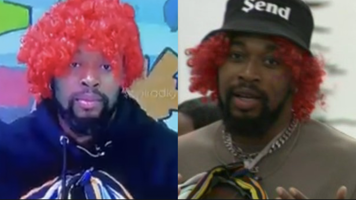 Sheggz blows hot as Biggie makes him wear female clothes [video]