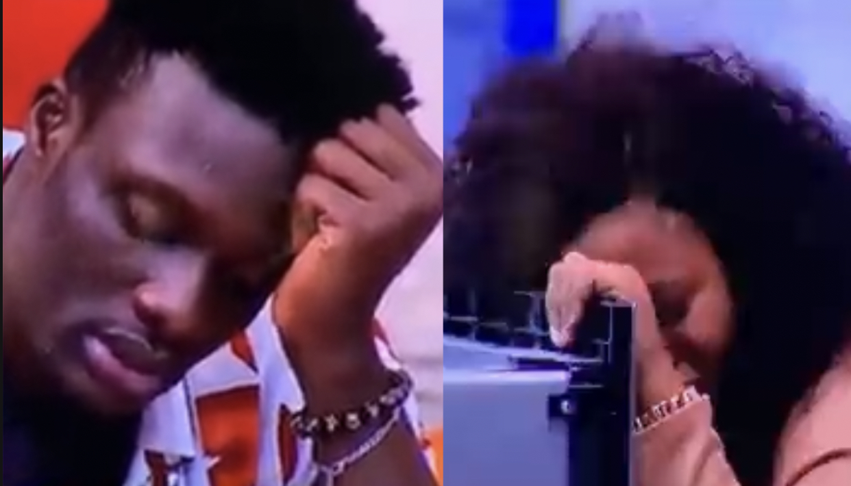 BBNaija: Watch Hilarious Moment Biggie Forces Amaka, Chizzy to Apologize to damaged microwave, microphone [video]