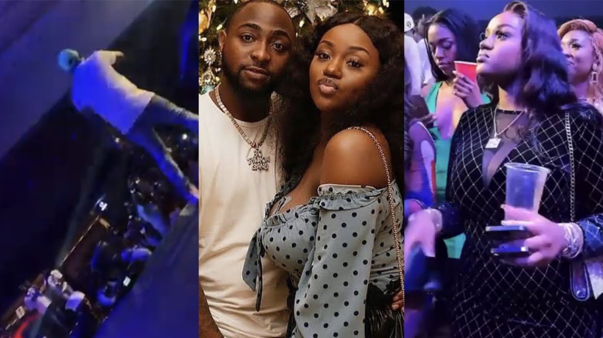 Davido, Chioma Spark Reconciliation Rumors as she rocks 30BG pendant to his concert [video]