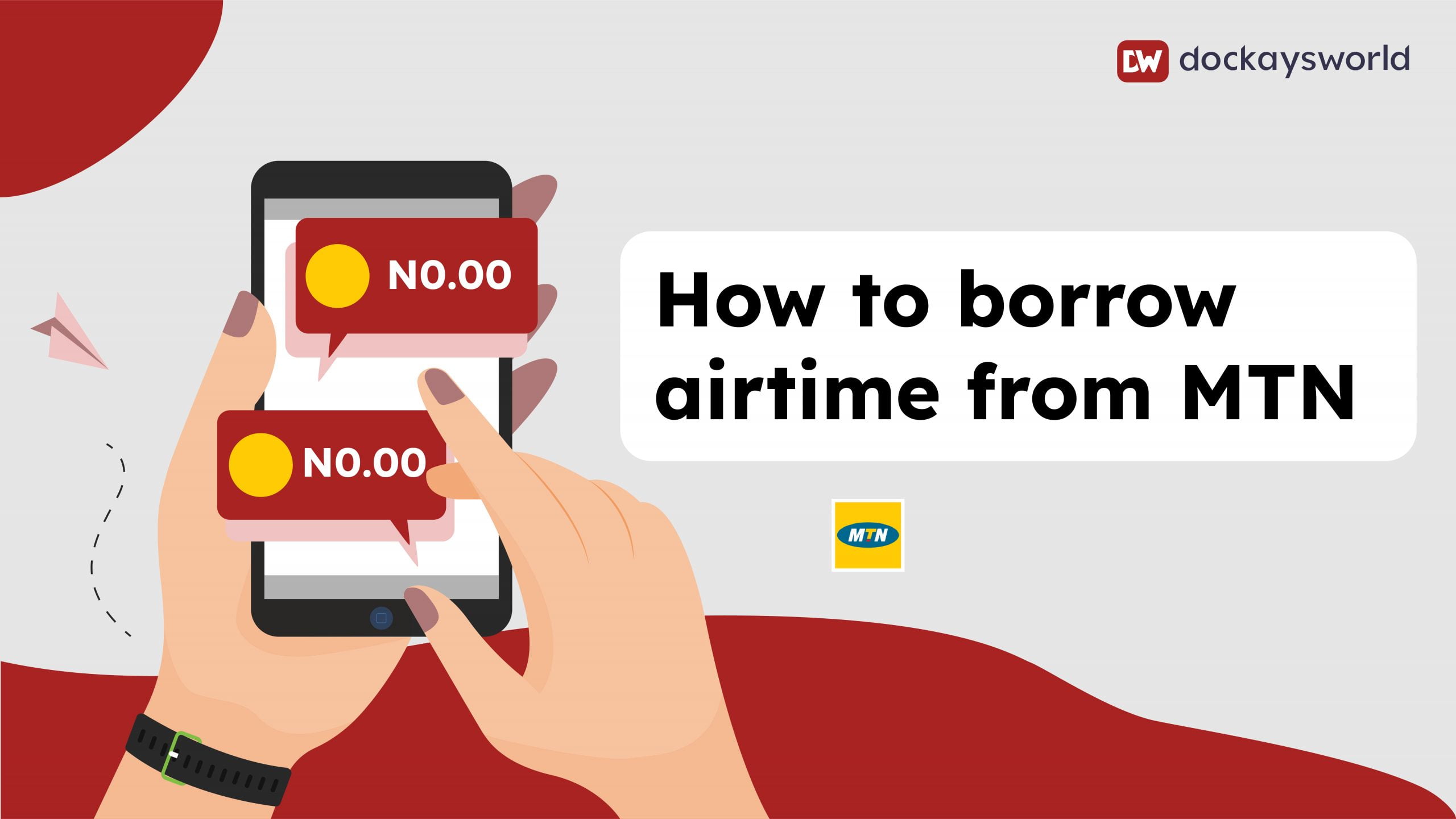 How to borrow airtime from mtn