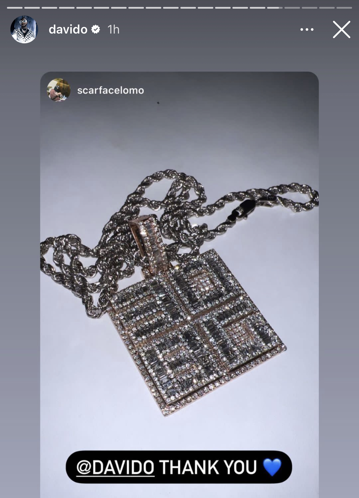 Davido splashes millions of dollars on customized diamonds for whole crew [photos]