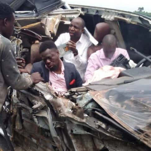 How I survived - Gospel singer Dunsin Oyekan gives testimony after ghastly car accident [video]