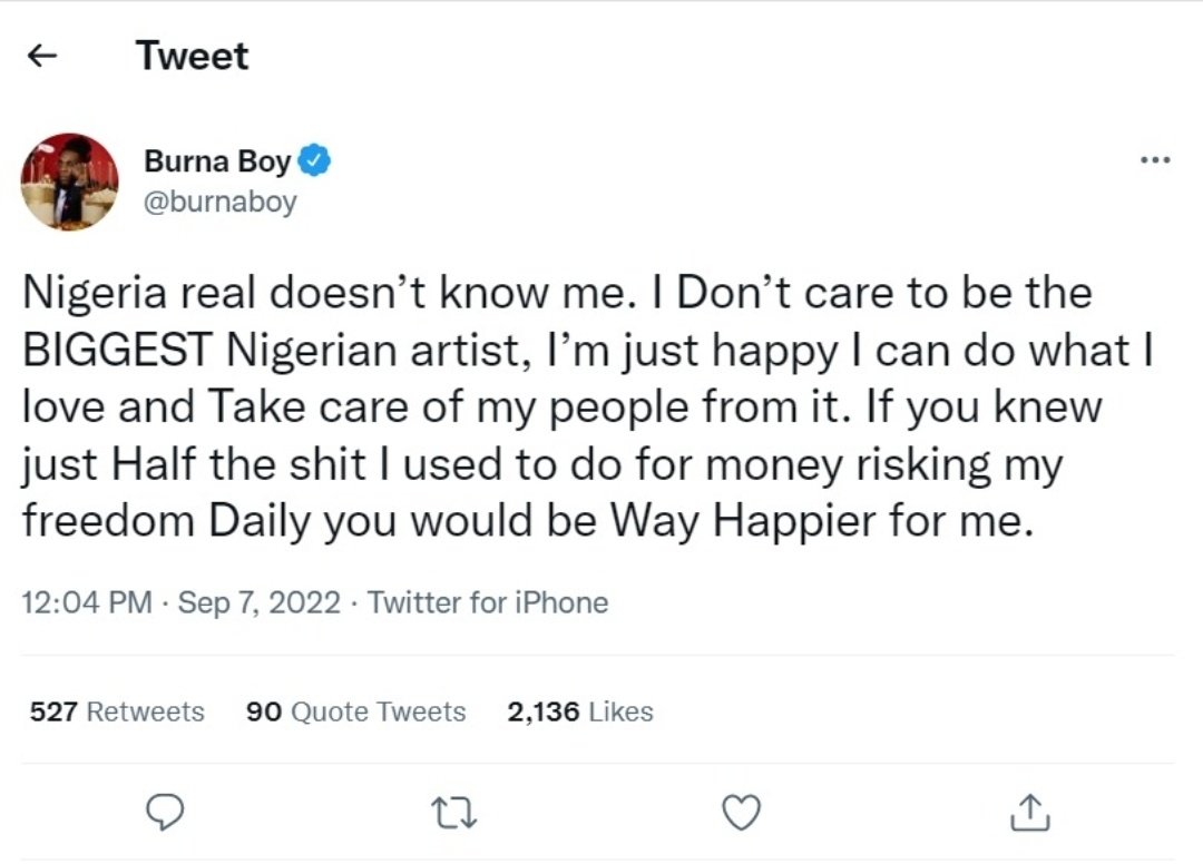 I would have banged Wizkid in the face by now, I’m not Davido - Burna boy threatens Star boy’s fans