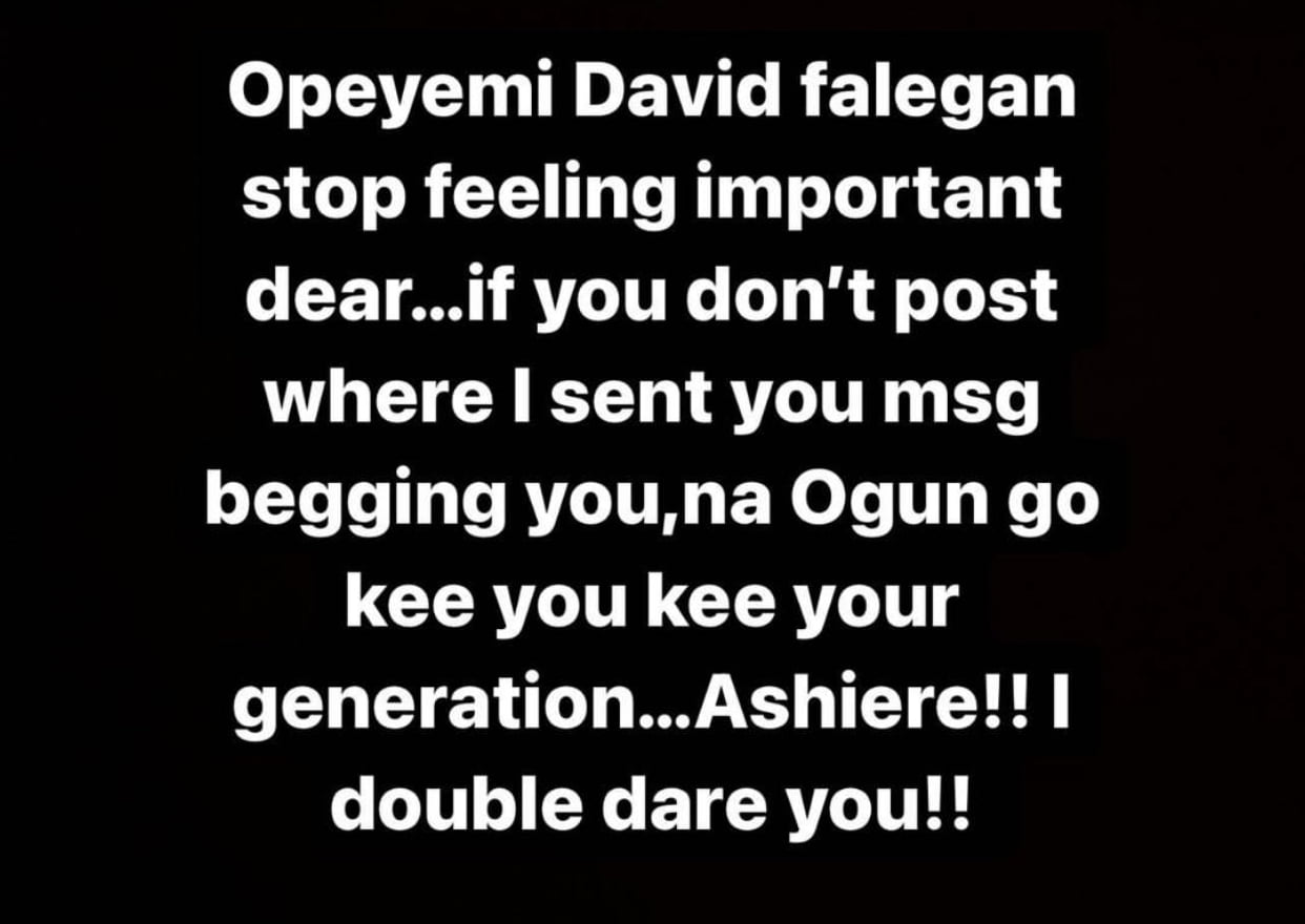 Since I left you, you’ve been stagnant - Actress Nkechi Blessing and ex lover Falegan fight dirty [video]