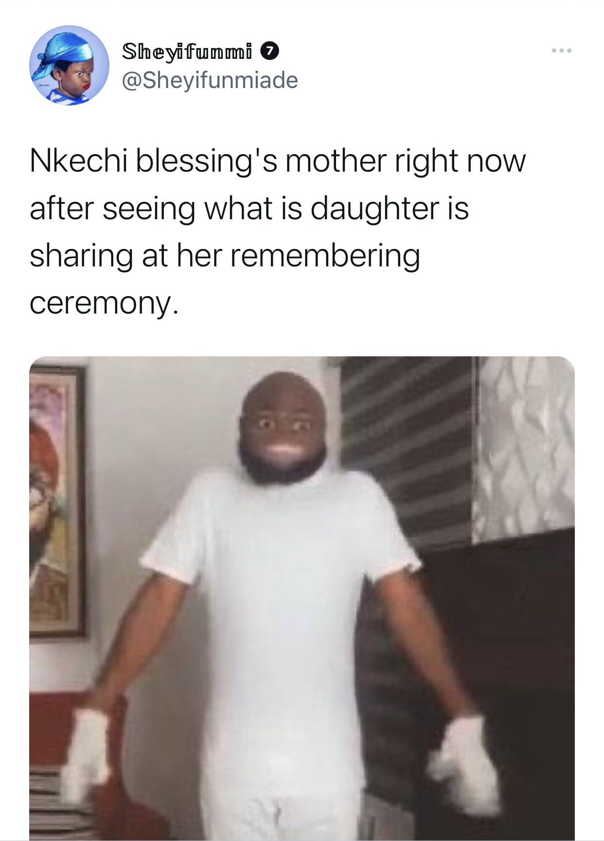 Shock as Actress Nkechi Blessing gifts Dildos at Mom’s one year Remembrance [video]