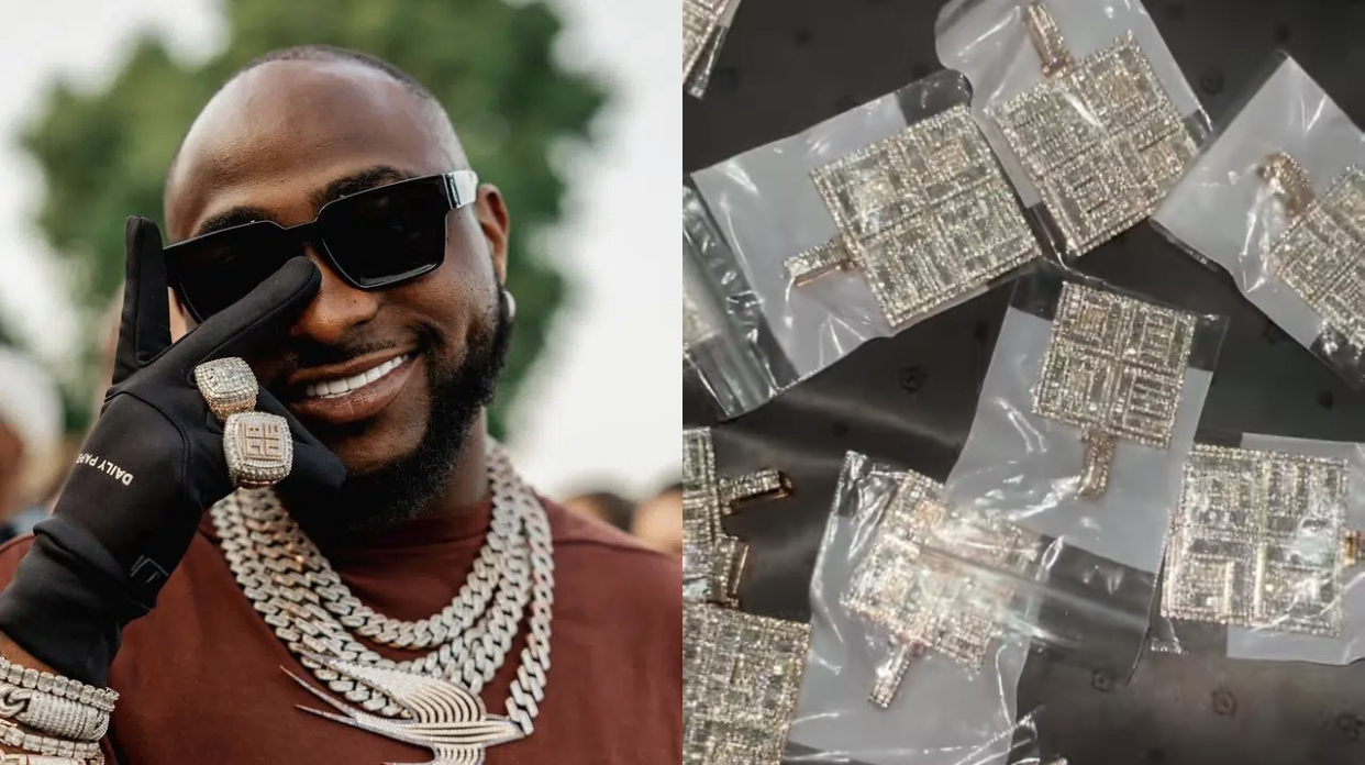 Davido expresses shock as he discovers more 30BG members, orders more diamond necklaces