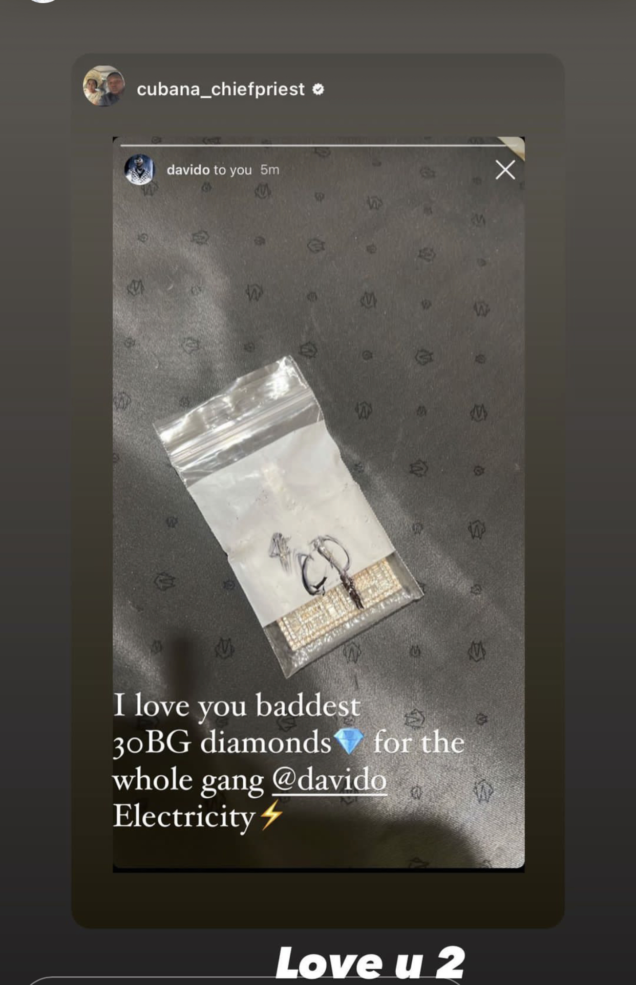 Davido splashes millions of dollars on customized diamonds for whole crew [photos]