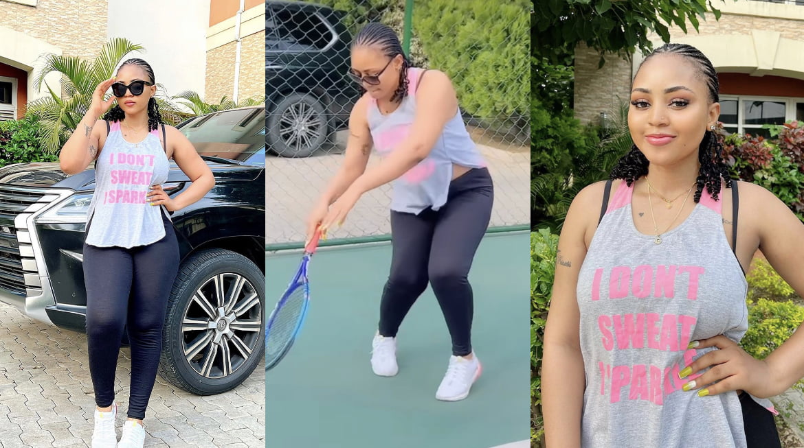 “Ned Nwoko is really enjoying” – Fans react as Regina Daniels shows off dance skills in new video [Watch]