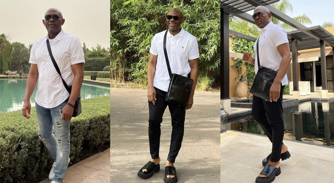 ‘What Kind of Yahoo Boy Dressing Is This’ – Fans Tackle Billionaire Tony Elumelu Over His Outfit [Photos]