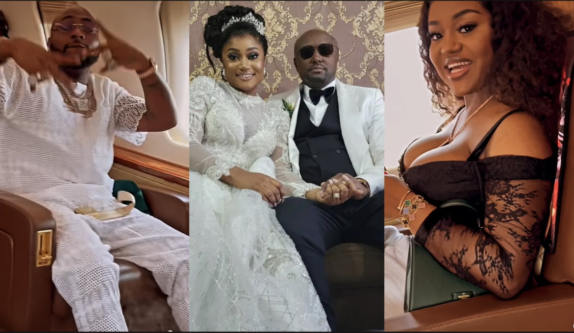 Davido, Chioma Cubana Chief priest Storm Benin for DMW Israel’s white wedding [photos/video]