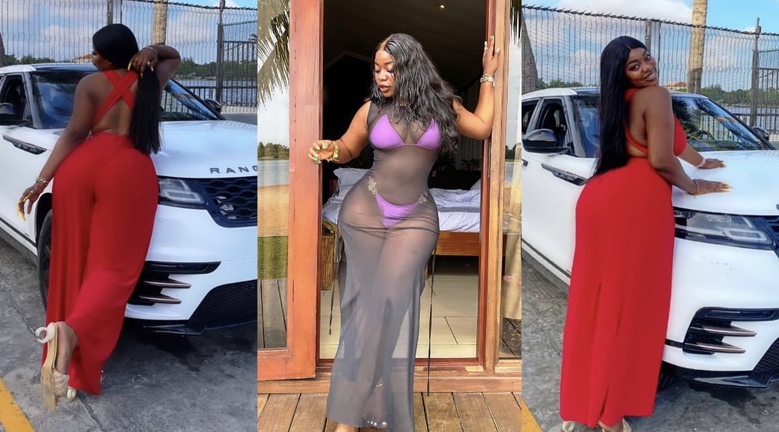 Anyone who attributes my wealth to a man will never succeed – Influencer Ashmusy speaks after buying N50m Range Rover velar [photos]