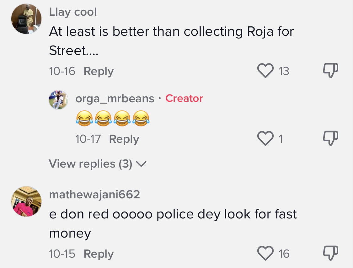 Country Hard! - Nigerians react as Policeman is seen at Bet9ja shop placing bet [video]