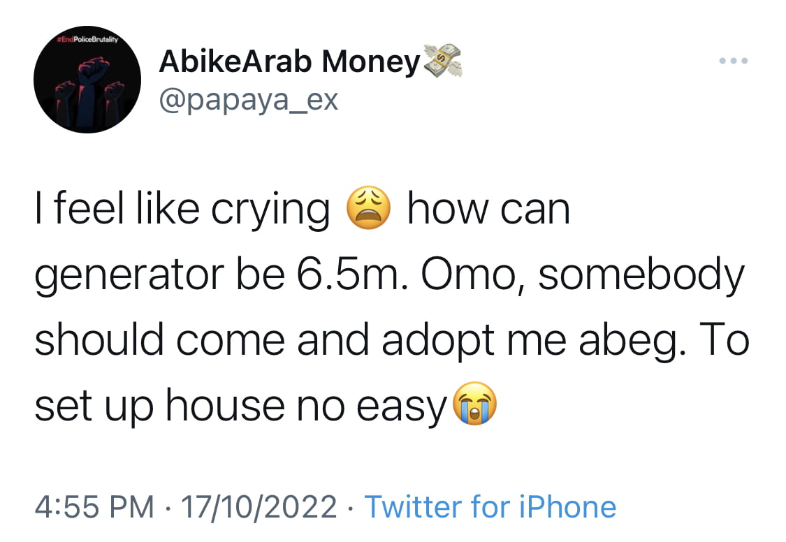 My generator alone costs N6.5m - Influencer Papaya Ex brags, Nigerians react