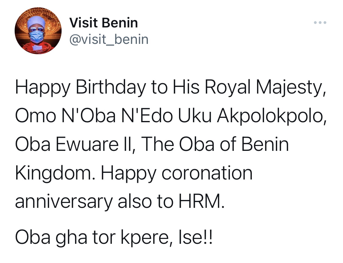 Merry in palace as Oba of Benin celebrates 68th birthday, coronation anniversary