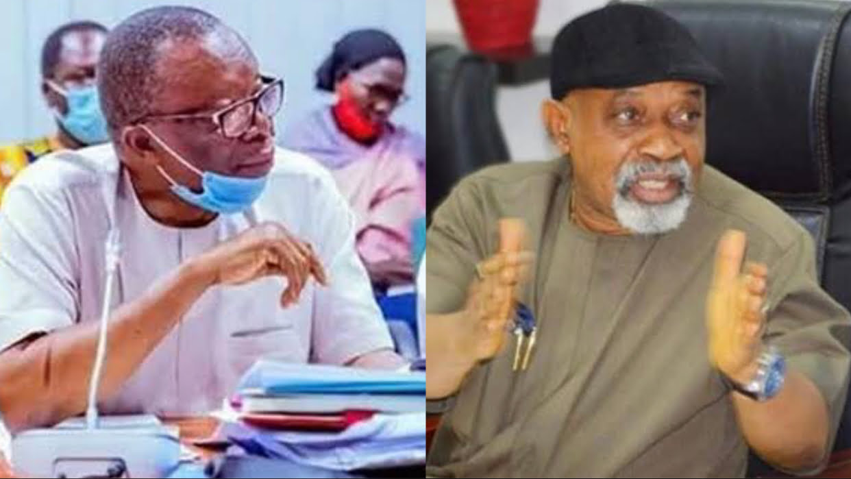 Watch moment Minister Ngige, ASUU chairman almost came to blows during strike negotiations [video]