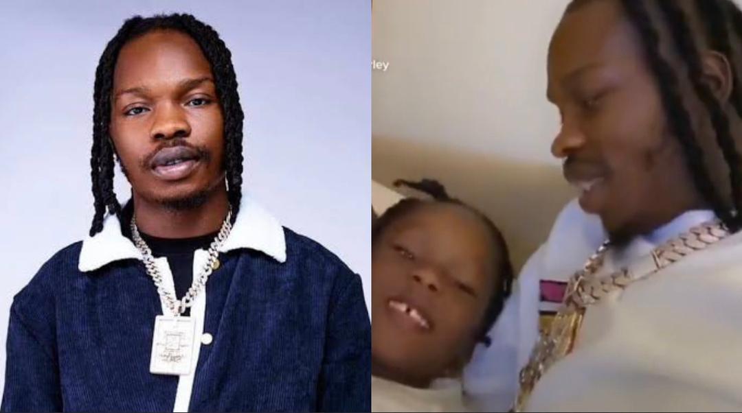 My manhood is too big – Naira Marley’s 4 year old son complains to him, video sparks debate