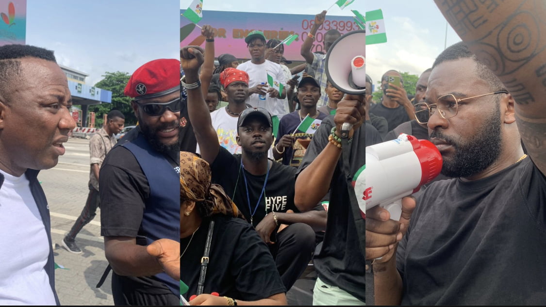 Breaking: Police fire tear gas at EndSars Protesters during 2 year memorial procession [video]
