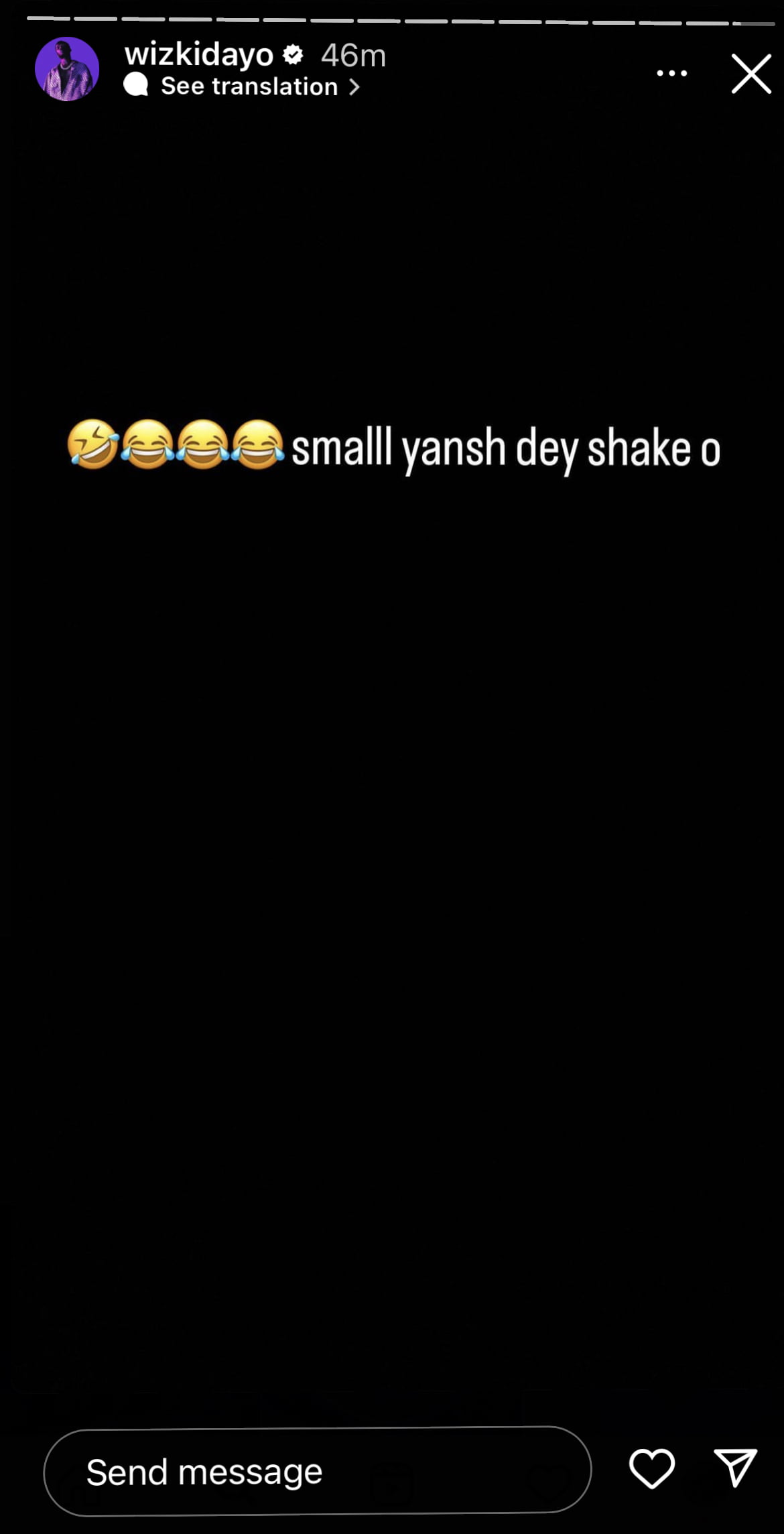 Small yansh dey shake o - Musician Wizkid carpets Burna Boy’s $100M claim [photos]