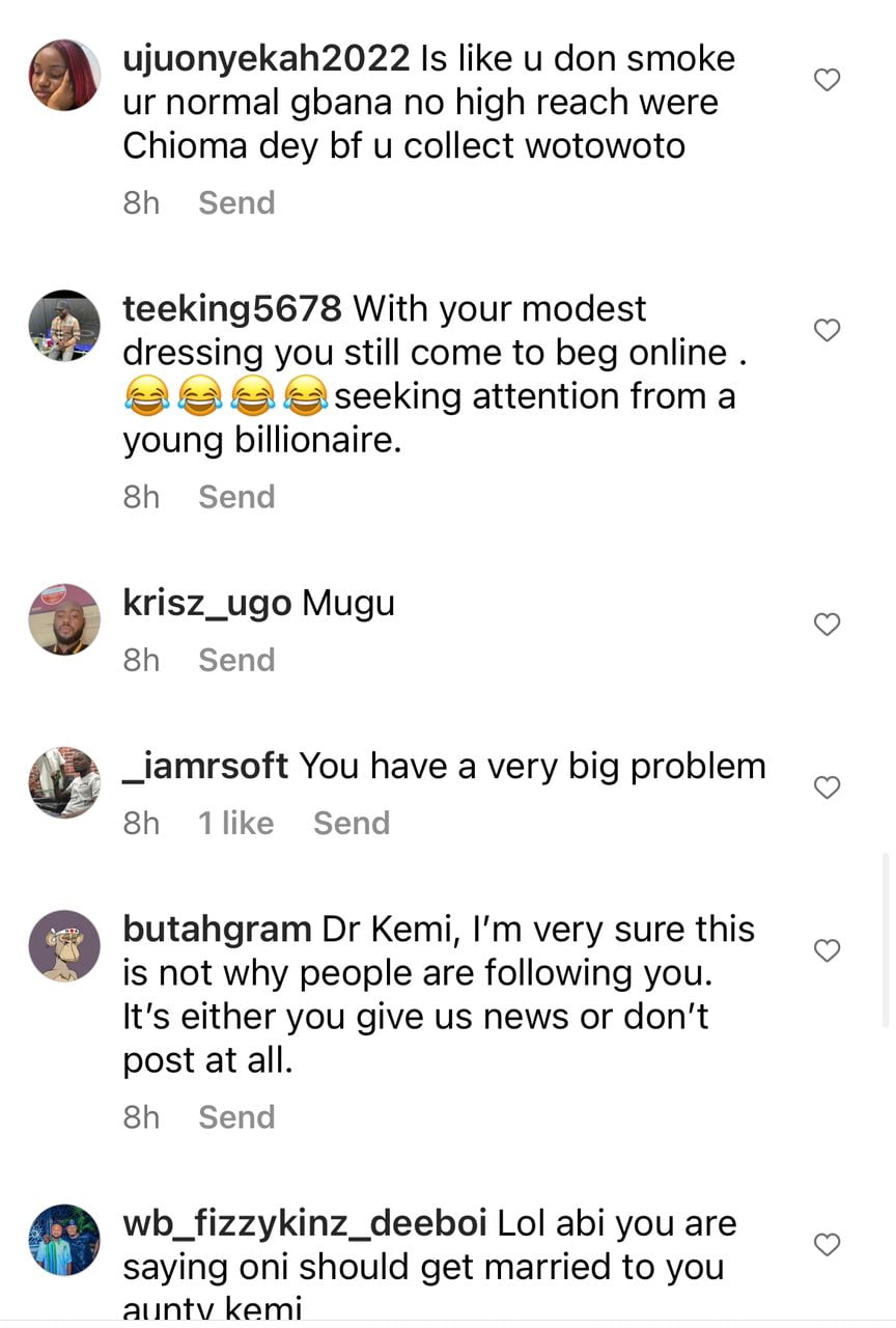 Davido is senseless for allowing Chioma visit Ooni of Ife with her breasts exposed - Kemi Olunloyo explains