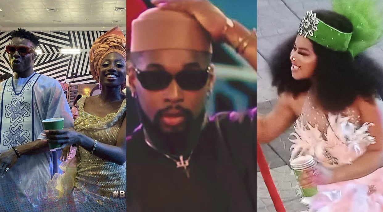 Bella Worried Nigerians have ‘finished’ Sheggz, Phyna laments being ignored by Groovy [watch BBNaija S7 final party highlights]