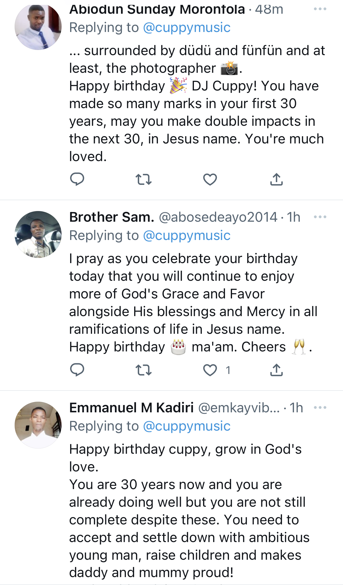 You should be ashamed you’re not married by 30 - Netizens drag DJ Cuppy for celebrating accomplishments during birthday [photos]