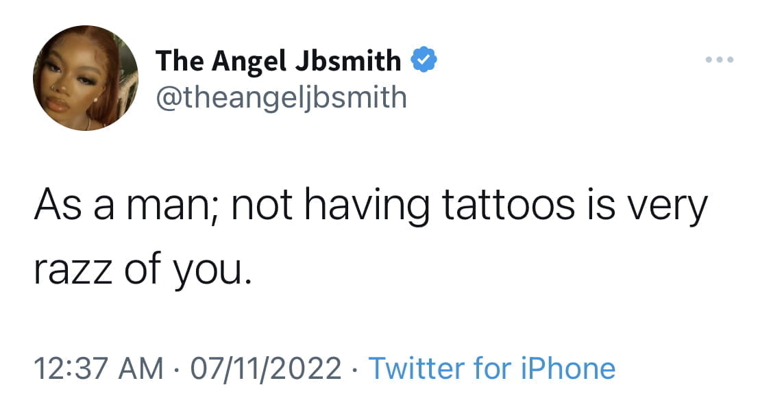 Any man who does not have tattoo is local - BBNaija Angel declares