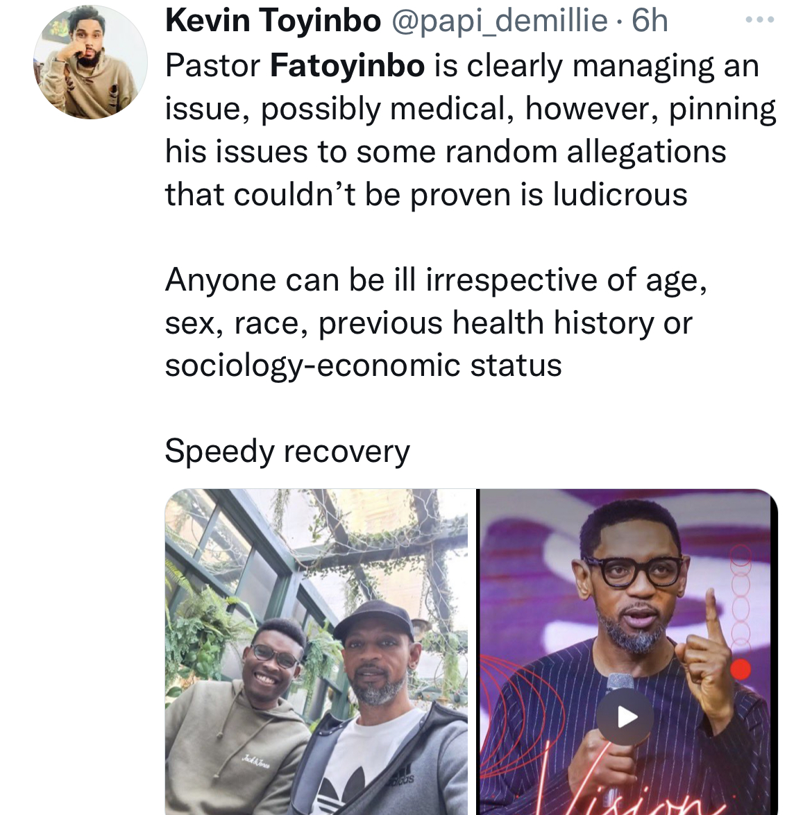 Concerns over Health of Coza Pastor as new look of Biodun fatoyinbo emerge [photos]