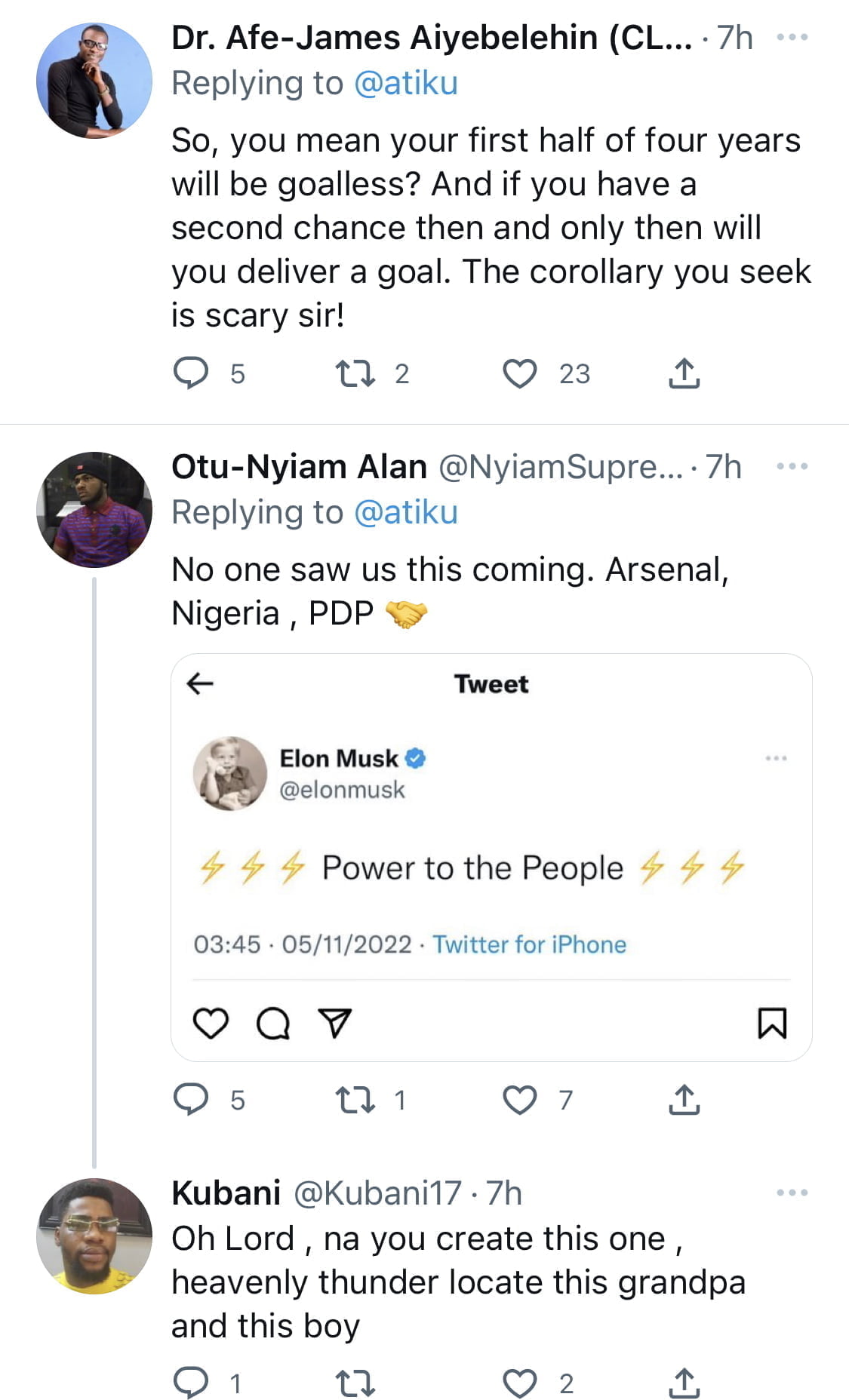 I will fix Nigeria’s problems the way Arsenal beat Chelsea - Atiku vows