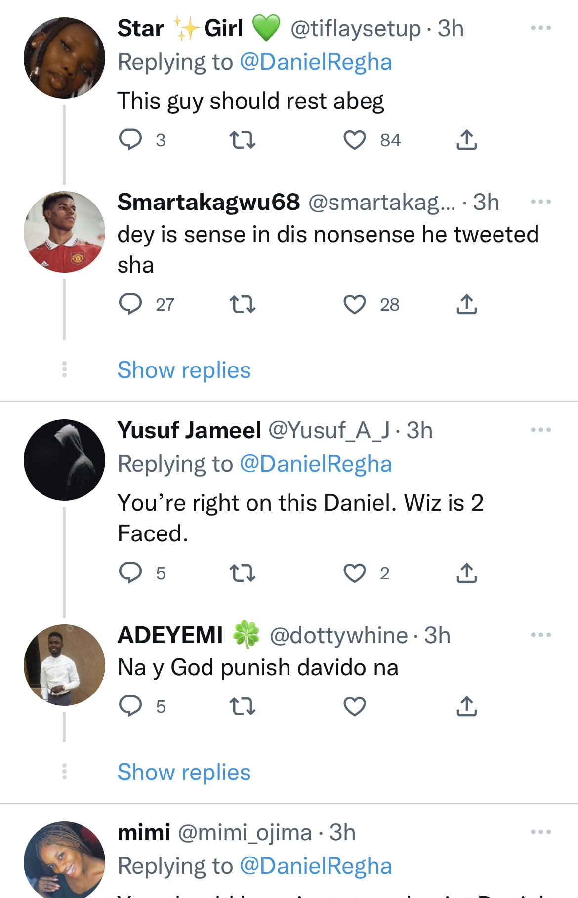 Ifeanyi Adeleke: Wizkid is an insensitive hypocrite - Daniel Regha slams wizkid for posting album [photos]