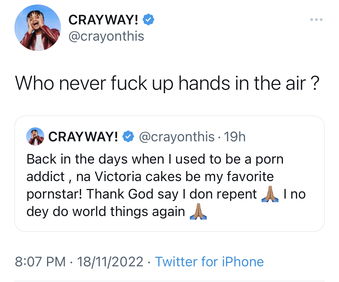 I was addicted to Pornography - Mavins singer Crayon reveals