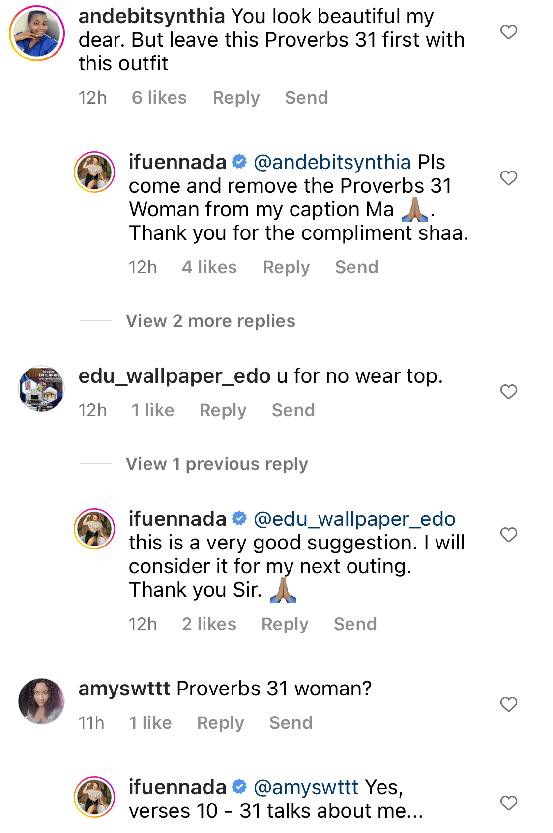 Don’t mock God - BBNaija Ifu Ennada slammed for quoting Holy Bible in photo where she bared cleavage