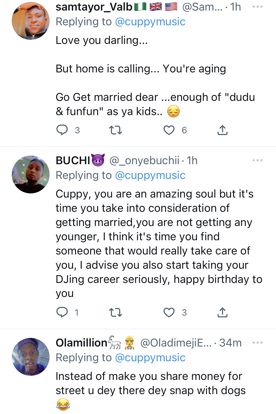 You should be ashamed you’re not married by 30 - Netizens drag DJ Cuppy for celebrating accomplishments during birthday [photos]