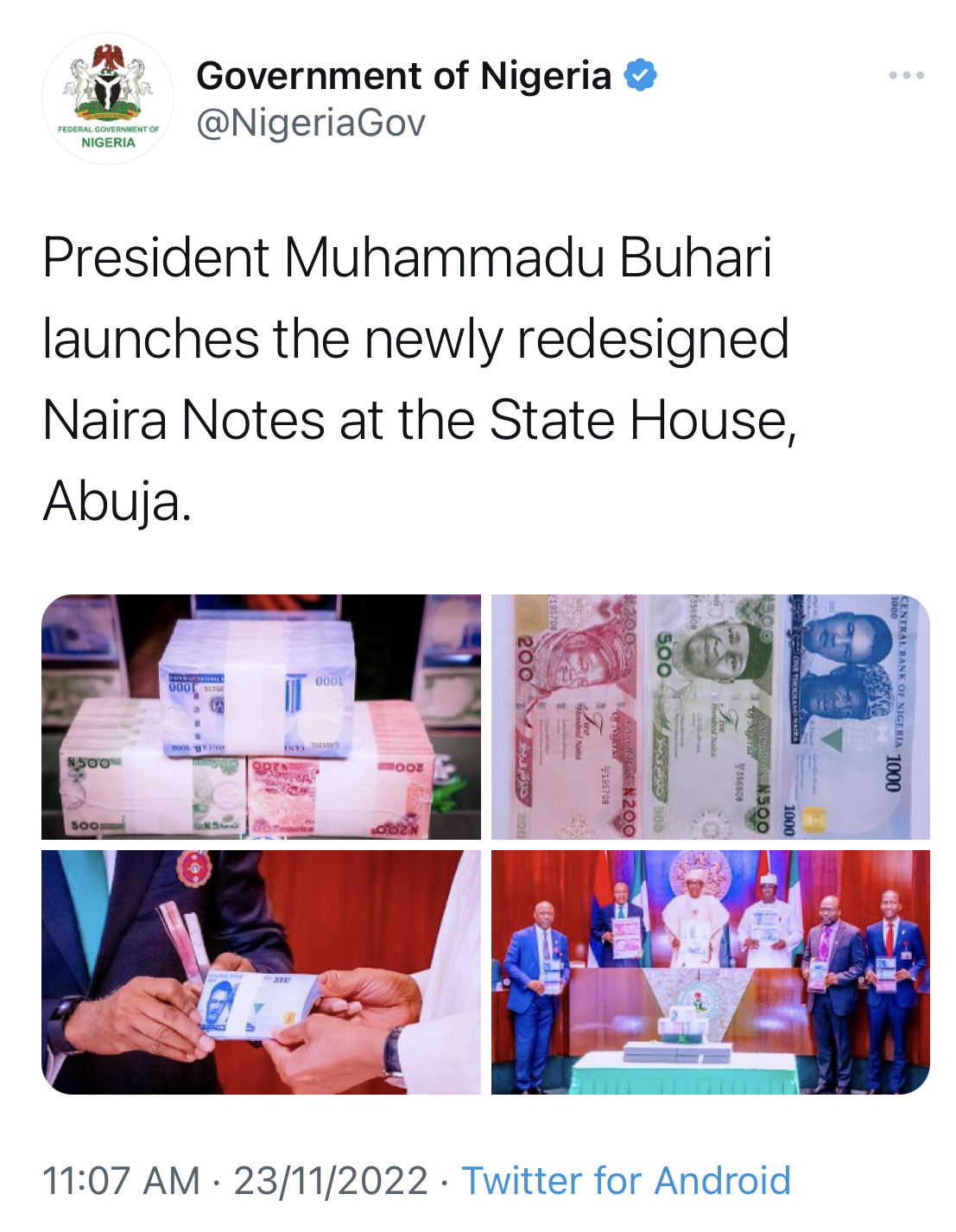 We might as well dye our old notes at home - New Naira Notes Design sparks Outrage