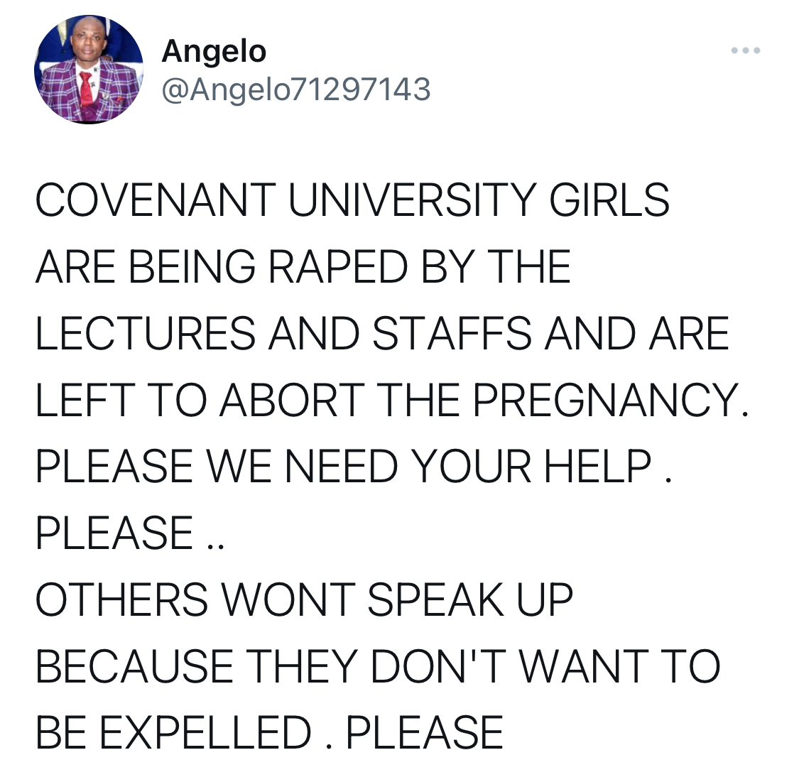 How Covenant University students are systematically raped, expelled - Alleged students reveal