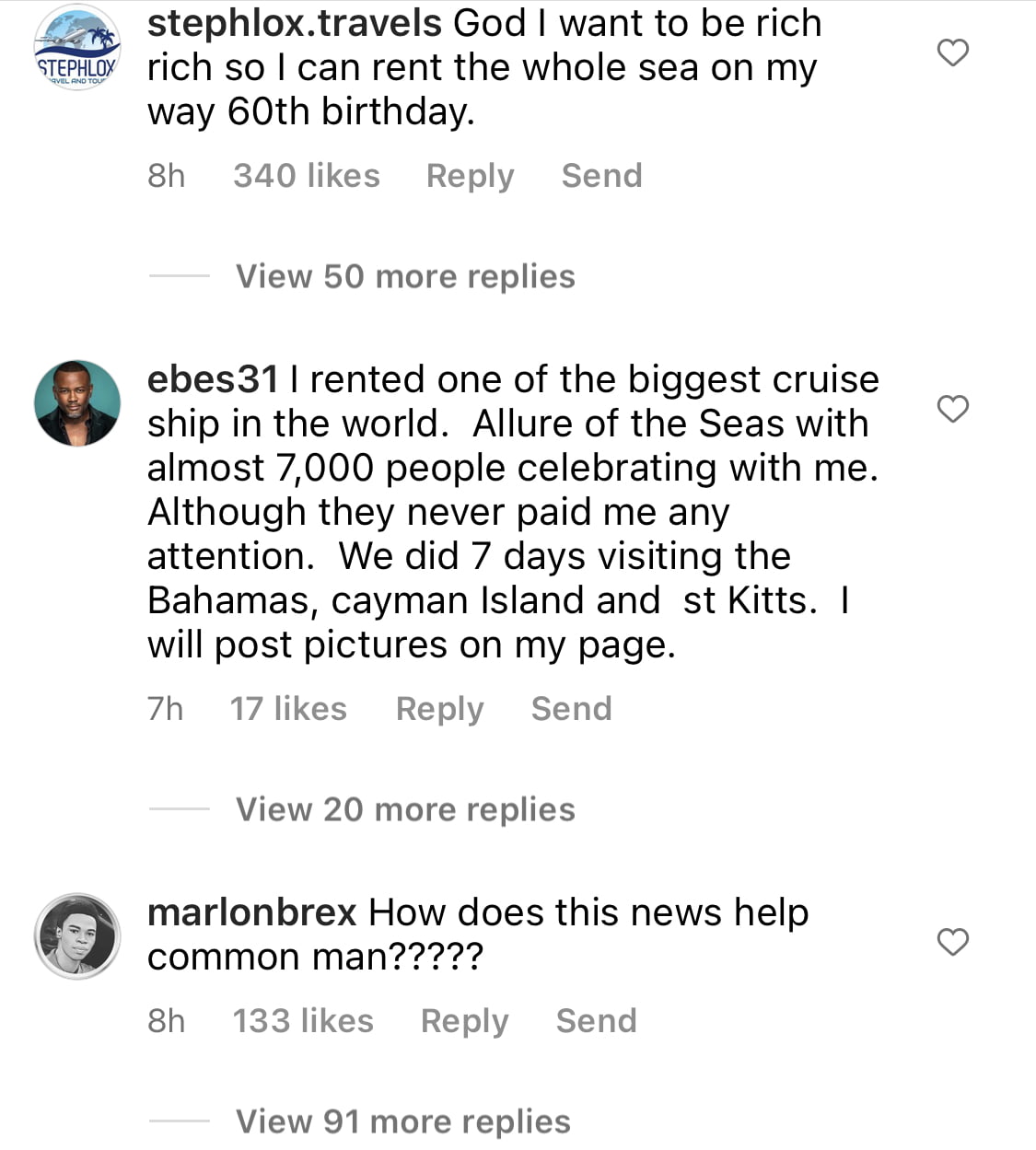 Nigerians react as Billionaire Femi Otedola spends N2.2bilion to rent luxury yacht for 60th birthday [video]