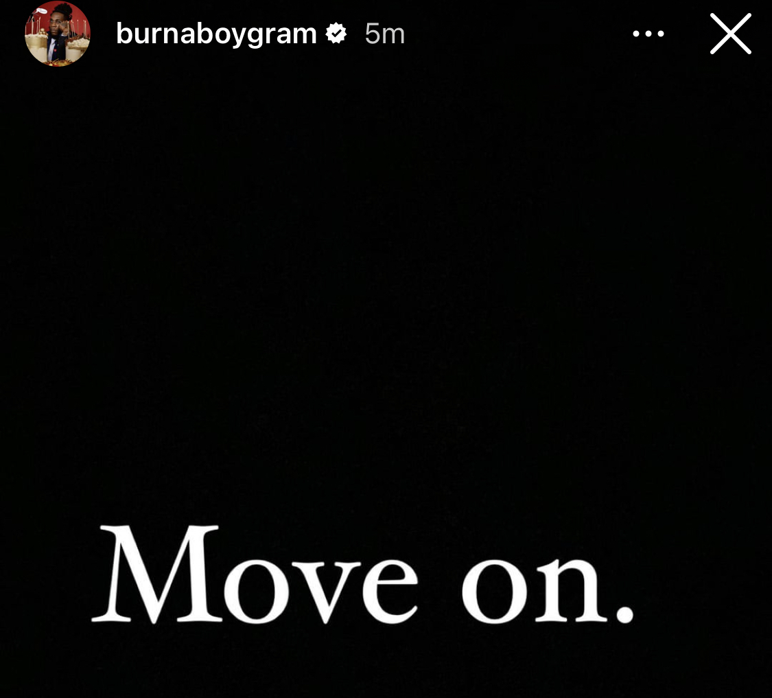 'Move on' - Burna boy responds to Ex-girlfriend Stefflon Don mommy's boy shade [photos]
