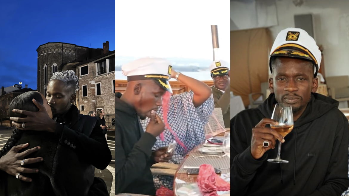 Fans hail Mr Eazi as he eats inside otedola’s N2.2B yacht with a ‘big smile’ [video]