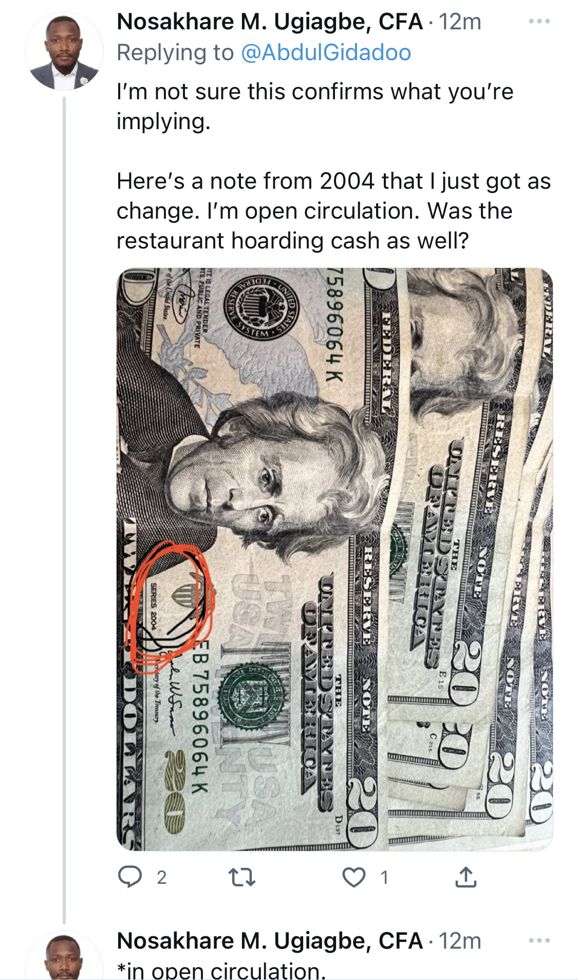 Nigerians react as over 15 year old Naira notes begin to resurface following CBN announcement [photos]