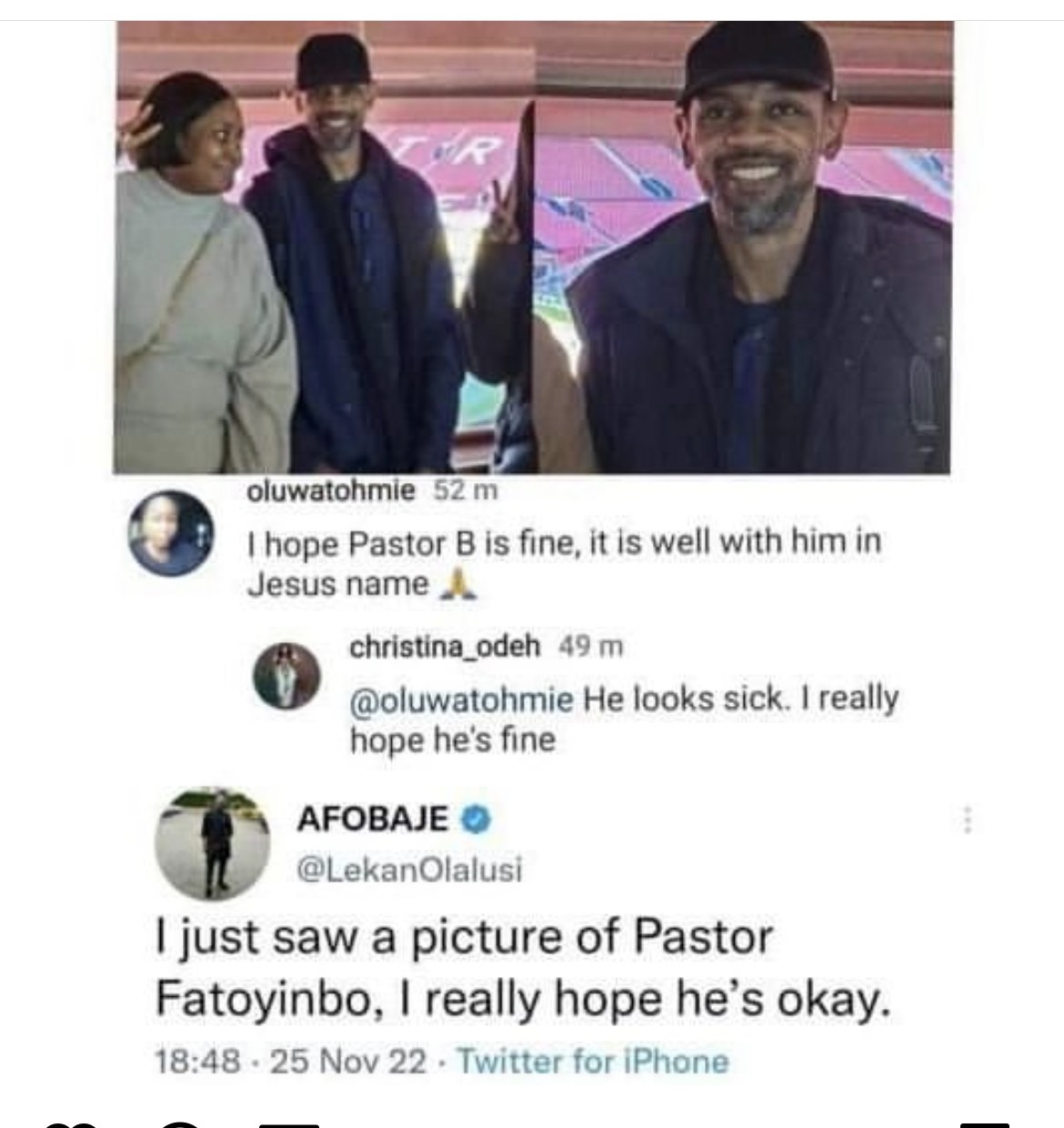 Concerns over Health of Coza Pastor as new look of Biodun fatoyinbo emerge [photos]