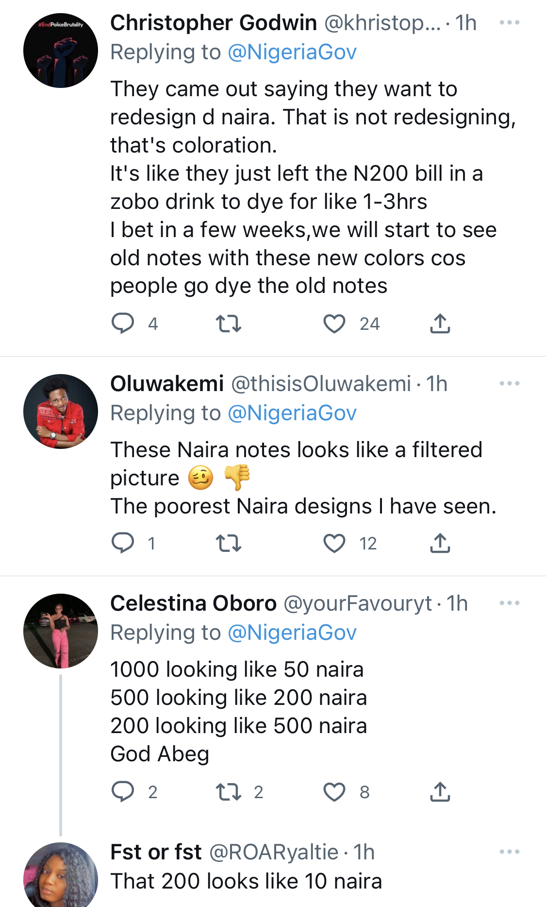 We might as well dye our old notes at home - New Naira Notes Design sparks Outrage