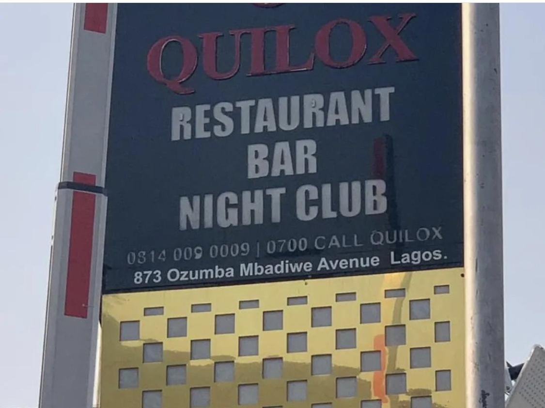 Lagos state Government shuts down Quilox Club over Noise Pollution [photos]