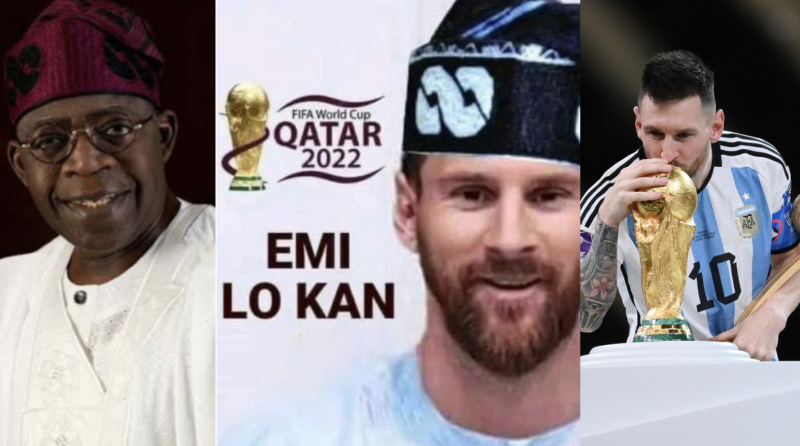 Emi lo kan of Qatar – Tinubu hails Messi over World Cup Win