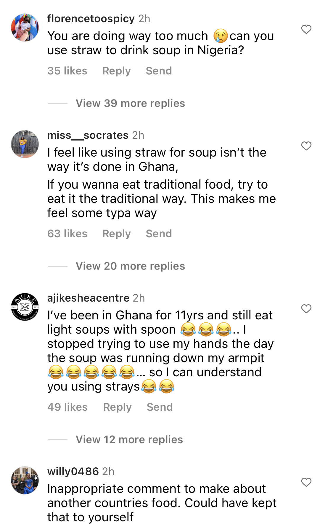 No wonder them divorce you - Fans blast Dancer Korra Obidi for eating fufu and soup with straw [video]