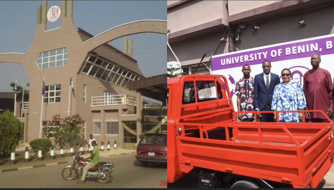 UNIBEN Student Manufactures Truck on Campus [photo]