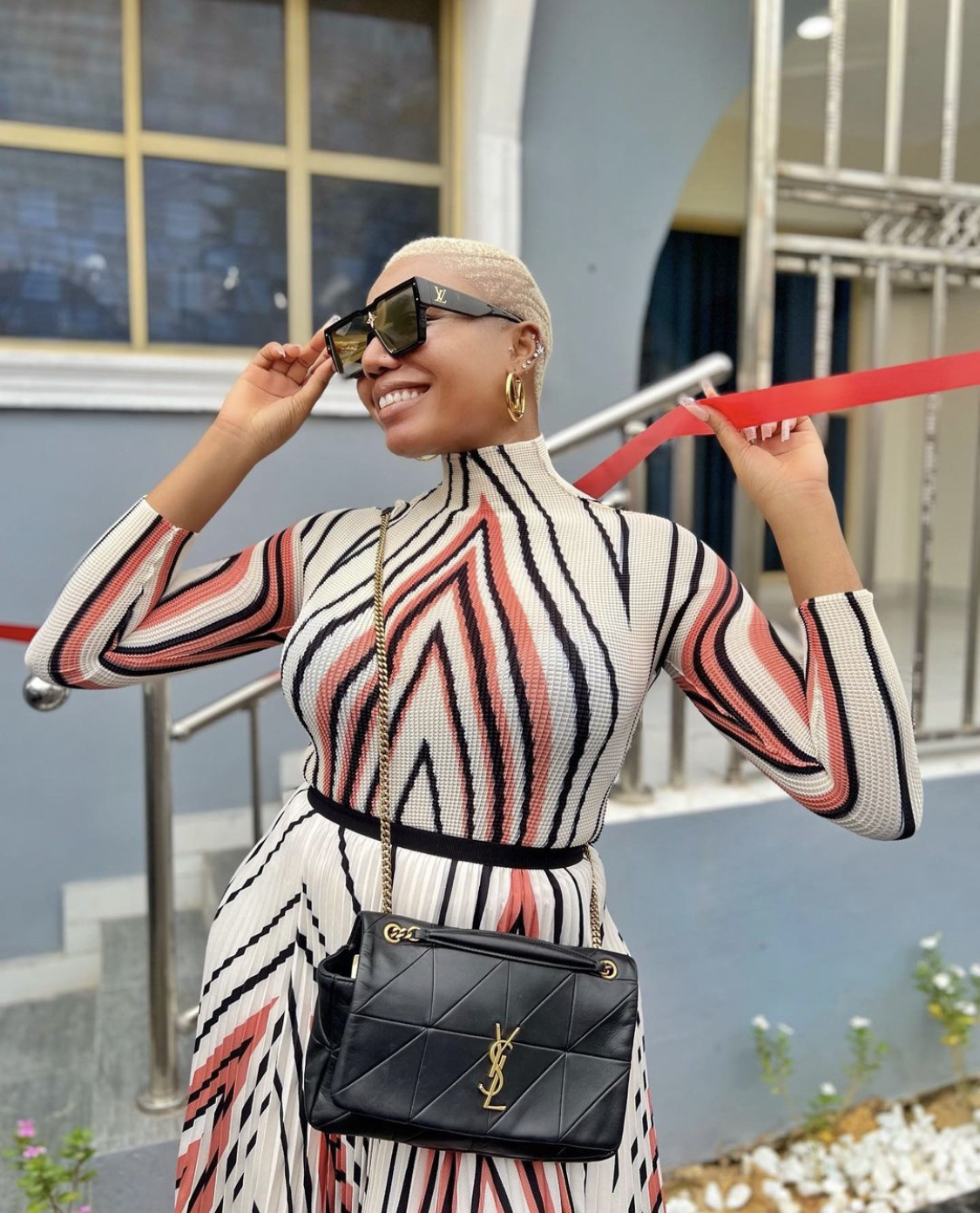 Actress Nancy Isime shows off massive 6-bedroom house she built for father [photos]