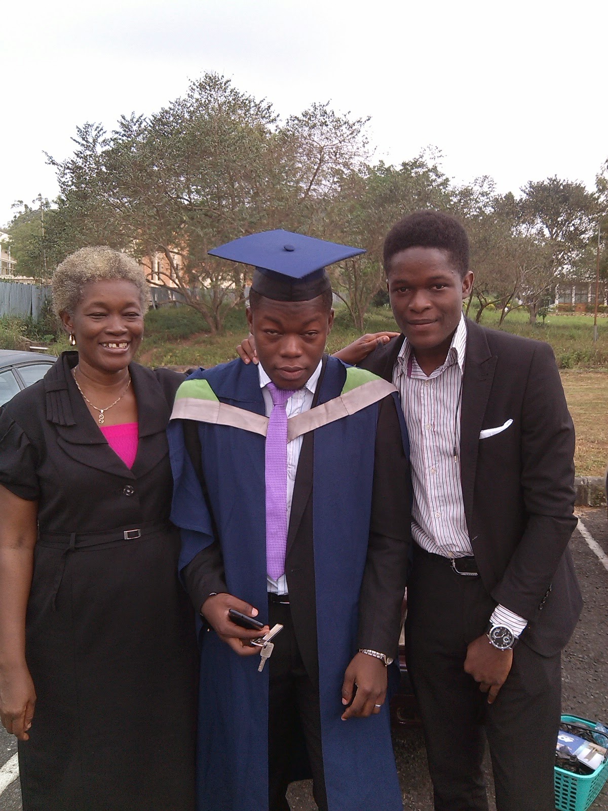 Jubilation as man graduates with 1st class from UK University after clinching 3rd class 10 years before in Nigeria [photos]